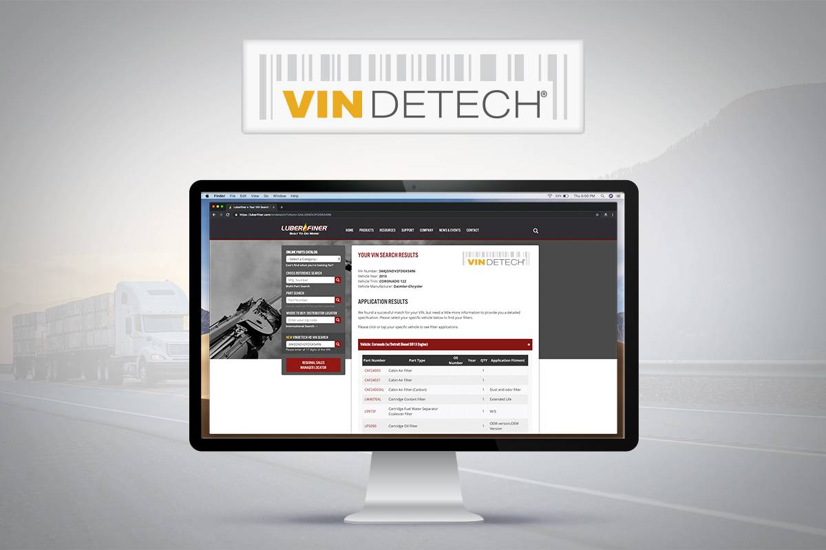 Image Vindetech® is industry’s first online search tool using VIN